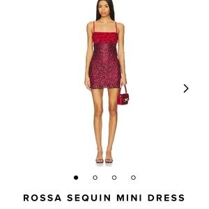 Lovers + Friends Red Sequin Mini Dress